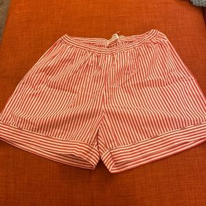 Cute checked women shorts